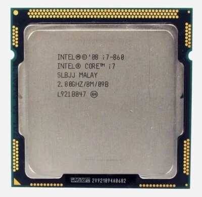 Intel Core i7-860 2.8GHz SLBJJ Quad-Core LGA 1156 Socket H CPU Processor - Image 1 of 2