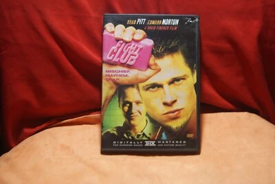 Fight Club (DVD, 2002) THX Digitally Mastered Brad Pitt Mayhem Movie SplitPerson - Image 1 of 3