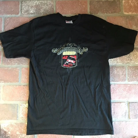 Juan Pablo Montoya NASCAR #42 Race Car Shirt Size Medium Cover