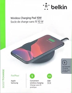 Belkin BOOSTUP 10W Qi Wireless Charging Pad - Black (Open Box) - Picture 1 of 3