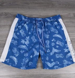 Hurley Herren 4-Wege Stretch wasserabweisend gefütterte Badeshorts Größe L blau - Bild 1 von 8