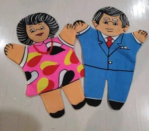 2 pupazzi educativi Dexter casa scuola finto gioco famiglia mamma papà - Foto 1 di 6