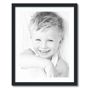 ArtToFrames Bilderrahmen matt 22x28 schwarz mit 2" Passepartout, 18x24 Öffnung 3926 - Bild 1 von 489