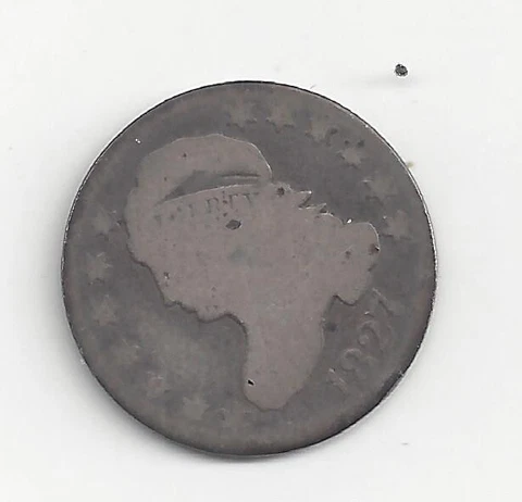1827 CAPPED BUST DIME Cover