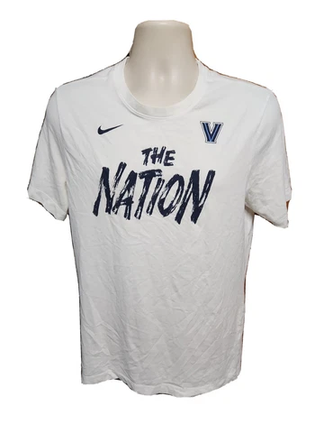 Nike The Nation Villanova University Adult Medium White TShirt Cover