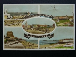 Kent MARGATE 5 Image Multiview c1940's Postcard by A.H.& S. LP273 - Picture 1 of 2