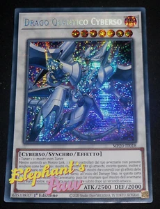Yugioh - Drago Quantico Cyberso RARA SEGRETA - MP20-IT018 1° Edizione - Foto 1 di 1