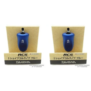 [DAIWA/SLP WORKS] RCS I Shape Cork Knob - BLUE x 2pcs - Picture 1 of 1
