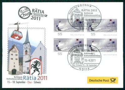 GERMANY EXHIBITION-COVER 2011 SWITZERLAND CHUR CABLE CAR ARCHITECTURE /m3320 - Image 1 of 2