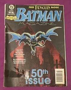 Batman Magazine Comic. 50th Issue. 1992. DC Comics. FREE P+P - Picture 1 of 3