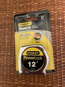 Stanley Power Lock Tape Measure 12’ long 3/4" wide New In Packaging - Picture 1 of 2
