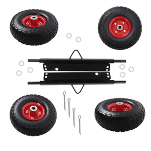 Fit For Generator EU3000is Solid Never Flat Tires All Terrain Wheel Kit - Picture 1 of 23