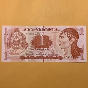 Honduras 1 Lempira Papiergeld unzirkuliert - datiert 2019 - P#96 - Bild 1 von 6