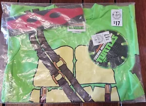 Teenage Mutant Ninja Turtles TMNT Tshirt Size 8 (with Raphael mask) BNWT *RARE* - Picture 1 of 2