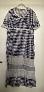 True VINTAGE Hippie Flower Power Kleid mit Bindebändern - Bild 1 von 7