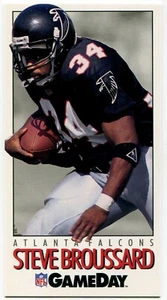1992 GameDay #138 Steve Broussard Atlanta Falcons - Picture 1 of 2