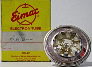 SK-600A EIMAC HAM Amp 7203 4CX250B Tube Socket - Picture 1 of 7