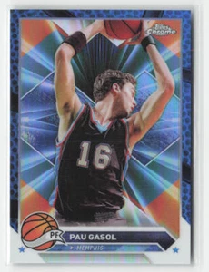Pau Gasol 2023-24 Topps Chrome #179 Blue Basketball Refractors - Bild 1 von 2
