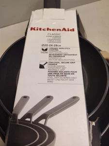 KitchenAid Bratpfannen-Set (20/24/28 cm) – Induktionsgeeignet, PFAS-freie kerami - Bild 1 von 2