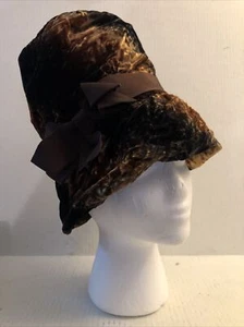 MR. JOHN JR. VINTAGE ITALY BRIGHTE HAT Crushed Velvet Ombré Color High Top Hat - Picture 1 of 7