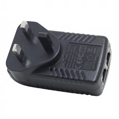 Gigabit 24V PoE Injector Adapter Ubiquiti UAP AC LR LITE POE-24 12W-G 24W-G 7W-G - Image 1 of 4