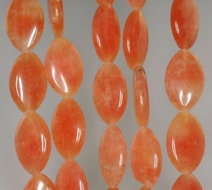 20X13MM CUENTAS SUELTAS OVALADAS MARQUESA GRADO AVENTURINA NARANJA GRADO AA 15,5 pulgadas - Imagen 1 de 4