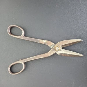J. Wiss & Sons Forged Steel Vintage Scissors 19 Newark NJ Made In USA 13" - Picture 1 of 10