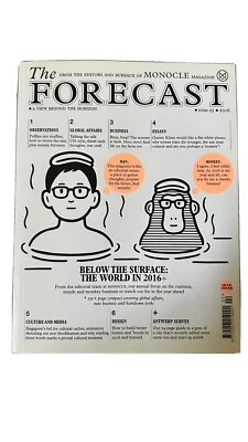 monocle magazine The Forecast 03. 2016 - Image 1 of 3