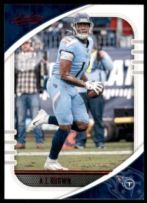 2020 Panini Absolute Blue A.J. Brown Tennessee Titans #87 - Image 1 of 2