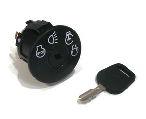 IGNITION KEY SWITCH w/ KEY for HUSQVARNA 532163968 532175566 Lawn Mower Tractor - Picture 1 of 9