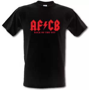 AFCB BOURNEMOUTH Back of the Net! ACDC style Football t-shirt SIZES SMALL- XXL - Picture 1 of 1