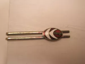 Kongo Logo Enamel Vintage SMALL Tie Bar Clip business corporation - Picture 1 of 7