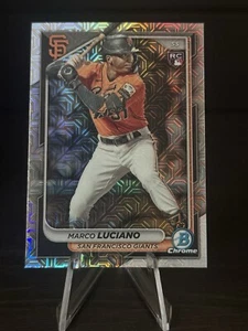 2024 Bowman Chrome Mega Box Marco Luciano Mojo Refractor Rookie RC Giants #43 - Picture 1 of 2