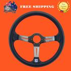 350mm Carbon Dipped Spoke Black Perforated Steering wheel NDD