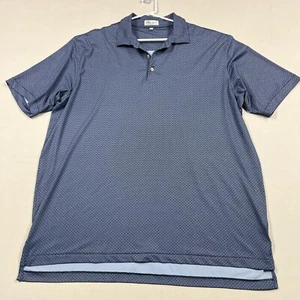 Peter Millar Summer Comfort Lightweight All Over Print Golf Polo Shirt Mens XL - Picture 1 of 11
