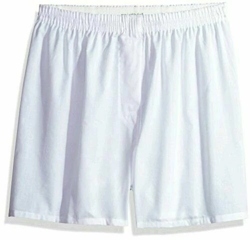Fruit of The Loom Men's Solid White Boxers - XL 40-42, Pack of 5 (5P595)