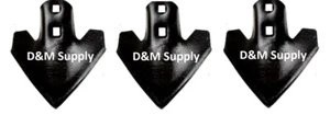 3-Field Cultivator Point 1/4" x 7" Tine to fit John Deere IH Hesston Landoll - Picture 1 of 1