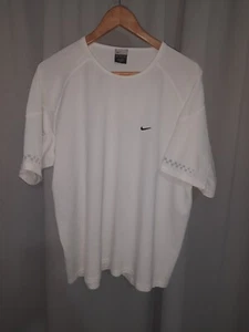 Vintage 2000's Nike Polyster T Shirt White Mens XXL - Picture 1 of 5