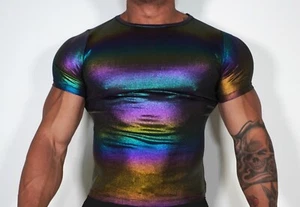 METALLIC RAINBOW SHIRT SIZE S - Imagen 1 de 5