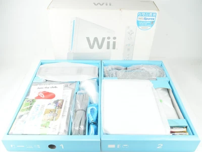 Nintendo Wii Video Game System RVL-001 Wii Sports Bundle Brand New Console White - Image 1 of 4