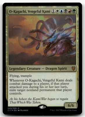O-Kagachi, Vengeful Kami #45 (Foil) (LP) Commander 2017 C17 Magic MTG - Image 1 of 2