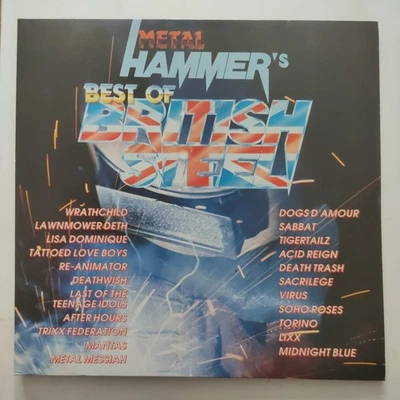 Various ‎/ Metal Hammer's Best Of British Steel UK 1989 Metal LP Vinyl - Image 1 of 4