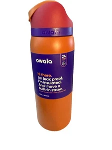 Owala FreeSip Stainless Steel Water Bottle / 32oz / Color:  Burnt Orange NEW - Picture 1 of 11