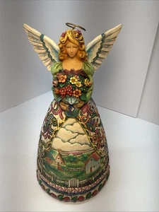Jim Shore Heartwood Creek New Beginnings Angel 2004 9" 4 Seasons Spring Retired - Bild 1 von 3