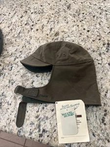 Filson Tin Cloth Wildfowl Jagd Mütze Kappe Wolle gefüttert grün Größe S - Made in USA - Bild 1 von 7