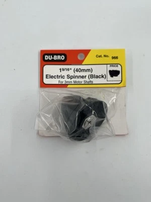 Dubro 966 New in Package 1-9/16" (40mm) Electric Spinner Black RC Airplane - Image 1 of 3