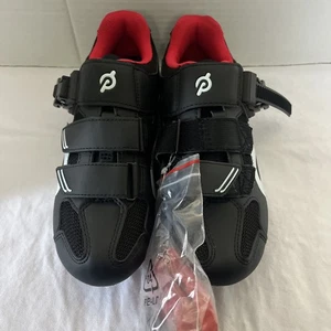 Peloton Cycling Shoes Size 38 / US Women Black Spin Bike Road Cleats - Picture 1 of 10