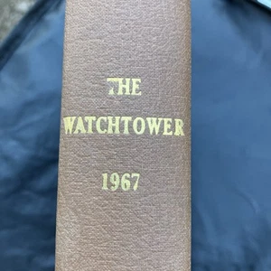 Watchtower BOUND VOLUME of The WATCHTOWER 1967 Jehovah’s Witnesses JW - Picture 1 of 22