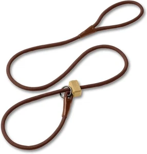 Fenrir Slip Leash 1.4m Professional Dog Training Lead To Stop 1.4m, Brown - Picture 1 of 7