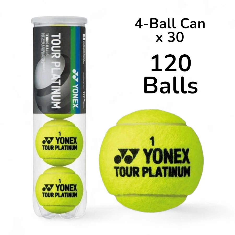 YONEX TOUR PLATINUM Tennis Balls 4-Ball Can x30 (Total 120 Balls) TB-TPL4 JP F/S - Image 1 of 1